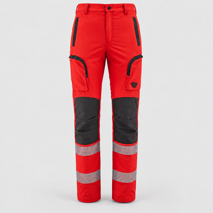 Pantalone PANTEC POWER RED GHV - EN20471 Rosso Fluo