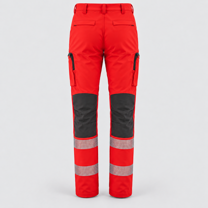 Pantalone PANTEC POWER RED GHV - EN20471 Rosso Fluo