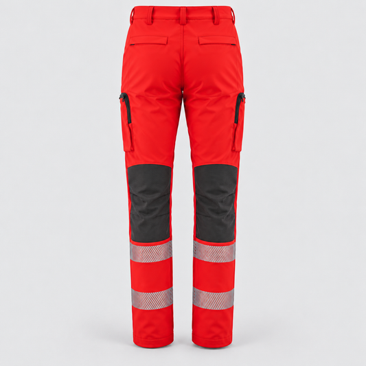 Pantalone PANTEC POWER RED GHV - EN20471 Rosso Fluo