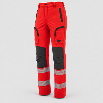 Pantalone PANTEC POWER RED GHV - EN20471 Rosso Fluo