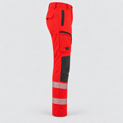 Pantalone PANTEC POWER RED GHV - EN20471 Rosso Fluo