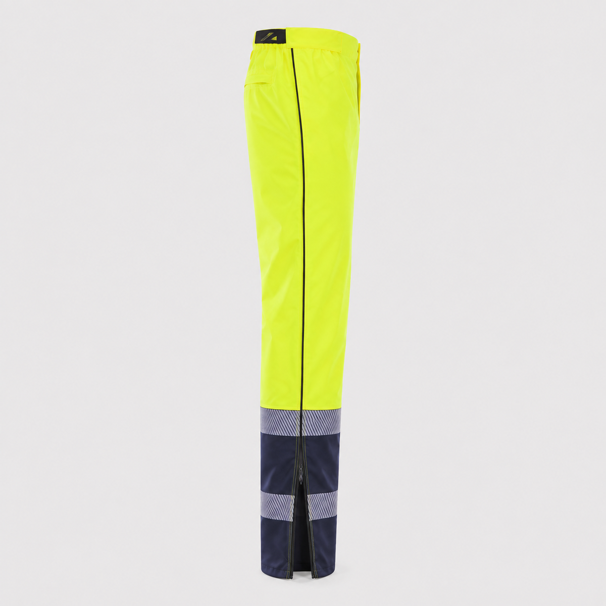Pantapioggia/Sovrapantalone PC - impermeabile Blu Navy/Giallo Fluo