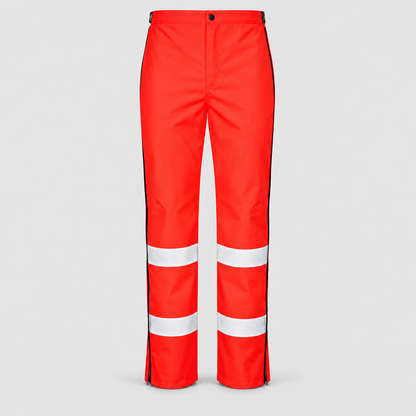 Pantapioggia/Sovrapantalone PC - impermeabile Rosso Fluo