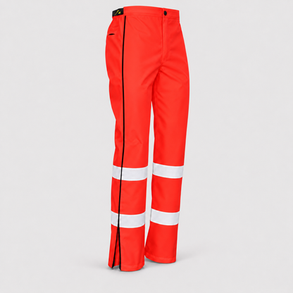 Pantapioggia/Sovrapantalone PC - impermeabile Rosso Fluo