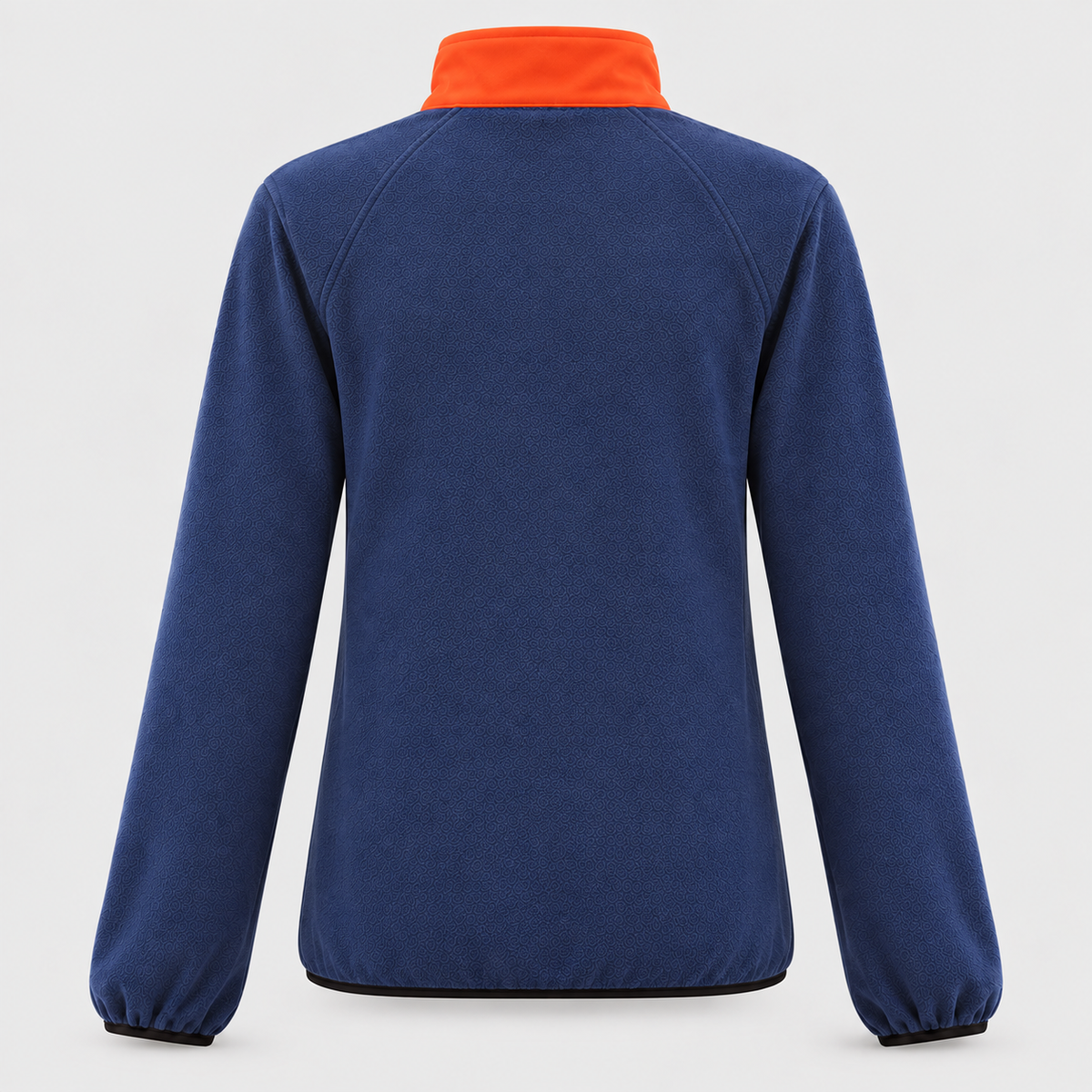 Maglione in Pile art. PILE 3S Blu Navy / Rosso Fluo