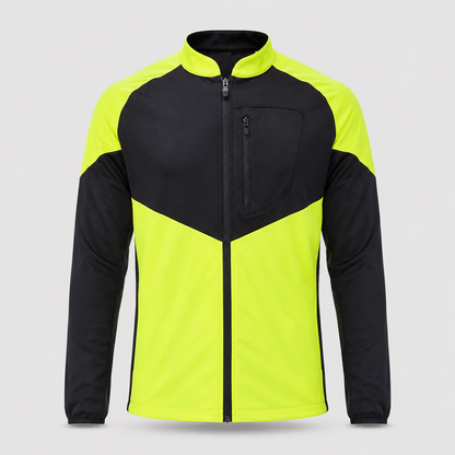 Pile/Maglia termica HeliRescue Nero/Giallo Fluo