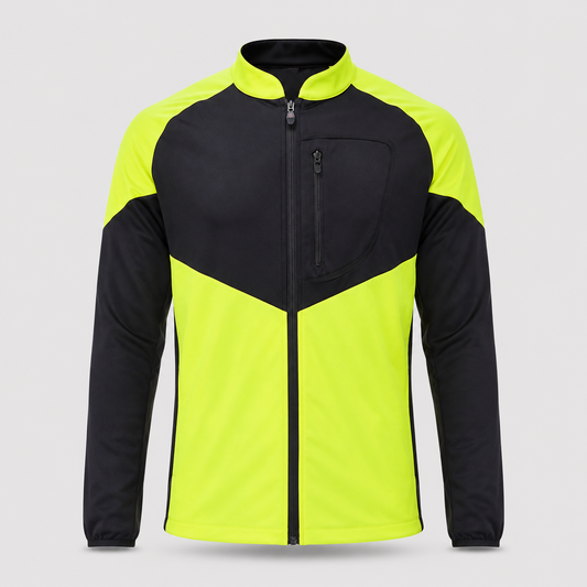 Pile/Maglia termica HeliRescue Nero/Giallo Fluo