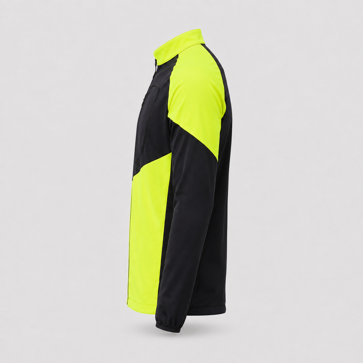 Pile/Maglia termica HeliRescue Nero/Giallo Fluo