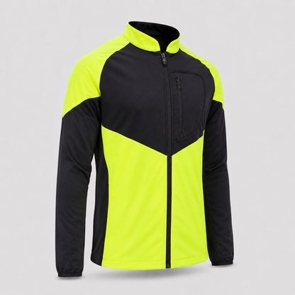 Pile/Maglia termica HeliRescue Nero/Giallo Fluo