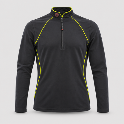 Maglia Termica WIND BLIZZARD poliammide/elastan Nero/Giallo Fluo
