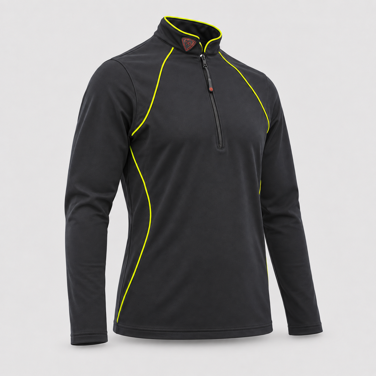 Maglia Termica WIND BLIZZARD poliammide/elastan Nero/Giallo Fluo