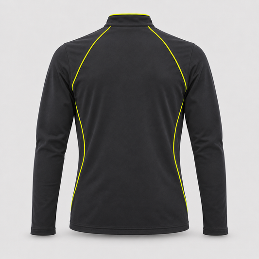 Maglia Termica WIND BLIZZARD poliammide/elastan Nero/Giallo Fluo