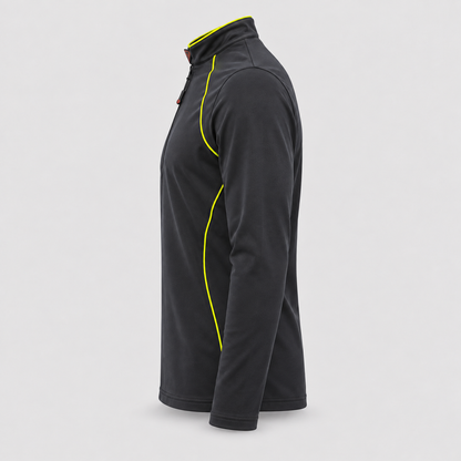 Maglia Termica WIND BLIZZARD poliammide/elastan Nero/Giallo Fluo