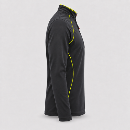 Maglia Termica WIND BLIZZARD poliammide/elastan Nero/Giallo Fluo