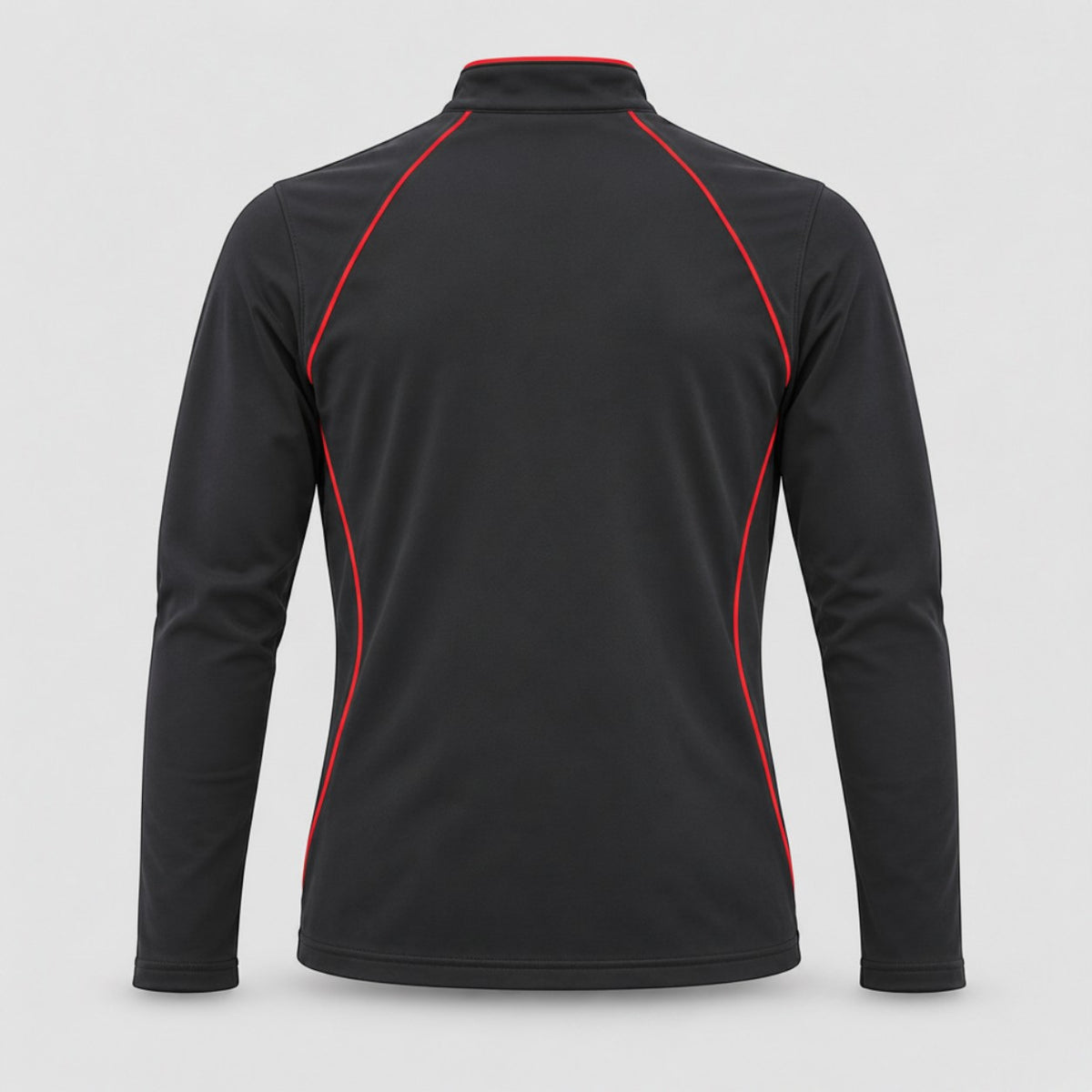 Maglia Termica WIND BLIZZARD poliammide/elastan Nero/Rosso Fluo