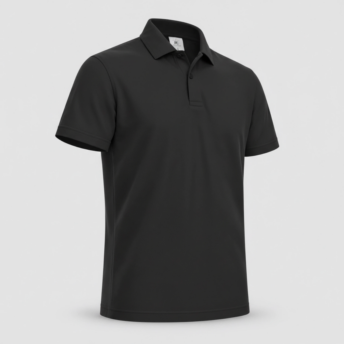 Polo BCID001 B&C Action Wear M/Corta 100%cot 180 gr/m2 Nero