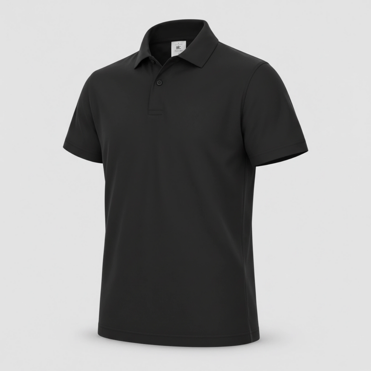 Polo BCID001 B&C Action Wear M/Corta 100%cot 180 gr/m2 Nero