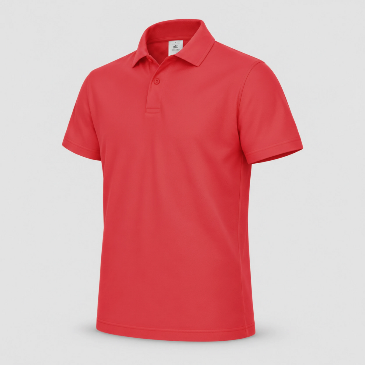 Polo BCID001 B&C Action Wear M/Corta 100%cot 180 gr/m2 Rosso Ban