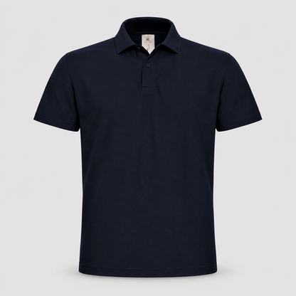 Polo BCID001 B&C Action Wear M/Corta 100%cot 180 gr/m2 Blu Navy