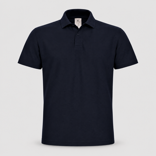 Polo BCID001 B&C Action Wear M/Corta 100%cot 180 gr/m2 Blu Navy