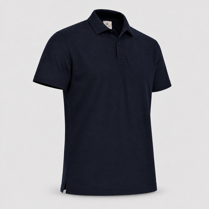 Polo BCID001 B&C Action Wear M/Corta 100%cot 180 gr/m2 Blu Navy