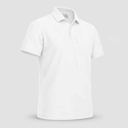 Polo BCID001 B&C Action Wear M/Corta 100%cot 180 gr/m2 Bianco