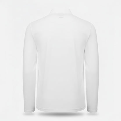 Polo BCPUI12 B&C Action Wear M/lunga 100%cot 180 gr/m2 Bianco