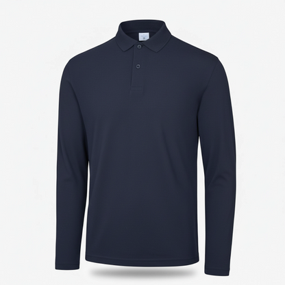 Polo BCPUI12 B&C Action Wear M/lunga 100%cot 180 gr/m2 Blu Navy