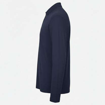 Polo BCPUI12 B&C Action Wear M/lunga 100%cot 180 gr/m2 Blu Navy