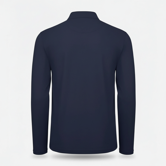 Polo BCPUI12 B&C Action Wear M/lunga 100%cot 180 gr/m2 Blu Navy
