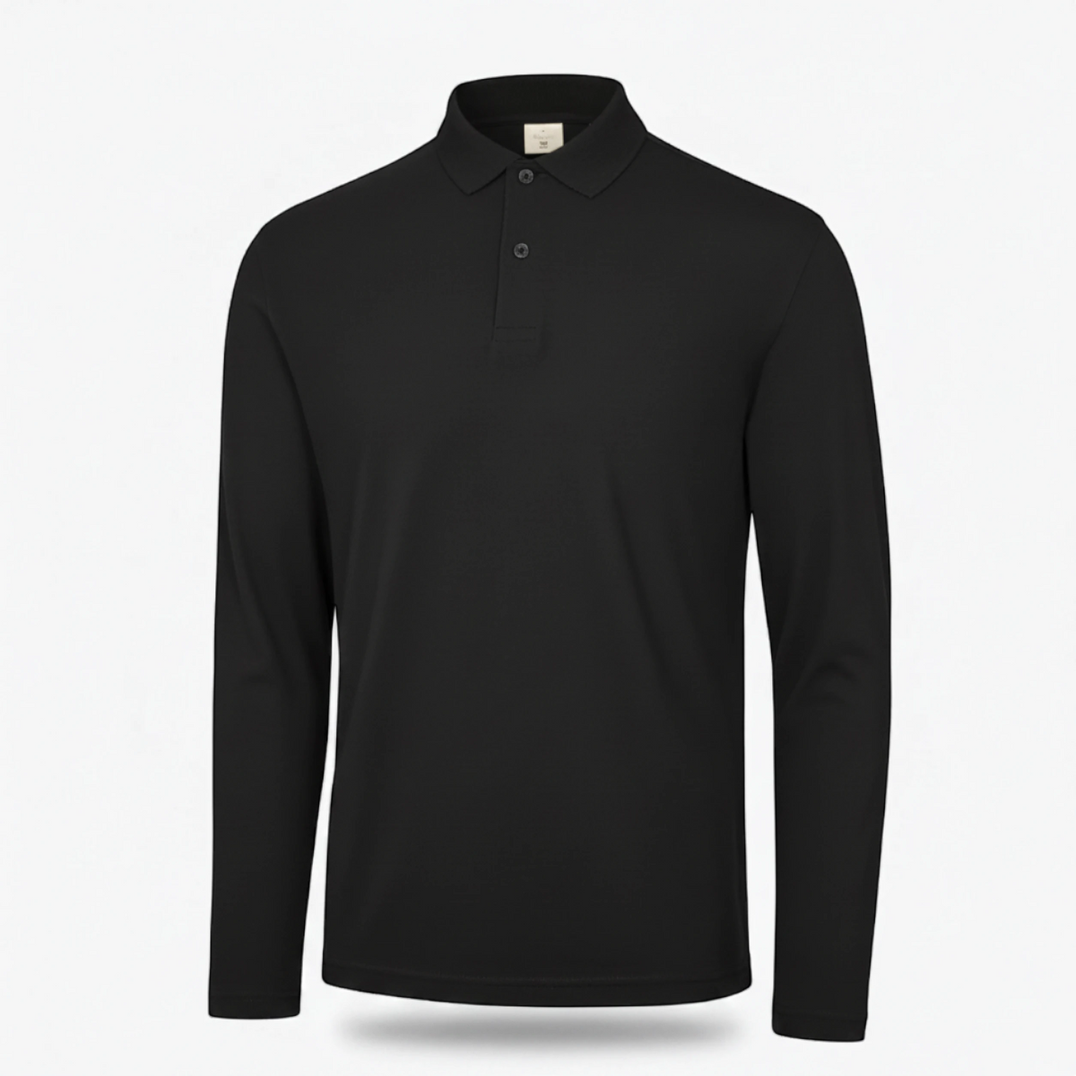Polo BCPUI12 B&C Action Wear M/lunga 100%cot 180 gr/m2 Nero