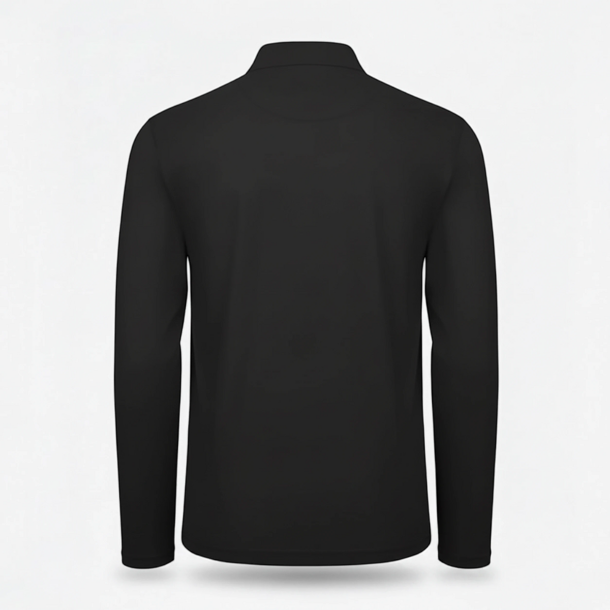 Polo BCPUI12 B&C Action Wear M/lunga 100%cot 180 gr/m2 Nero