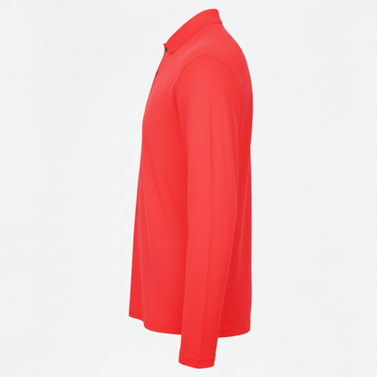 Polo BCPUI12 B&C Action Wear M/lunga 100%cot 180 gr/m2 Rosso Fluo