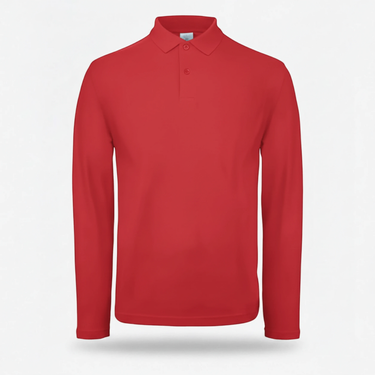 Polo BCPUI12 B&C Action Wear M/lunga 100%cot 180 gr/m2 Rosso Ban