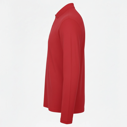Polo BCPUI12 B&C Action Wear M/lunga 100%cot 180 gr/m2 Rosso Ban