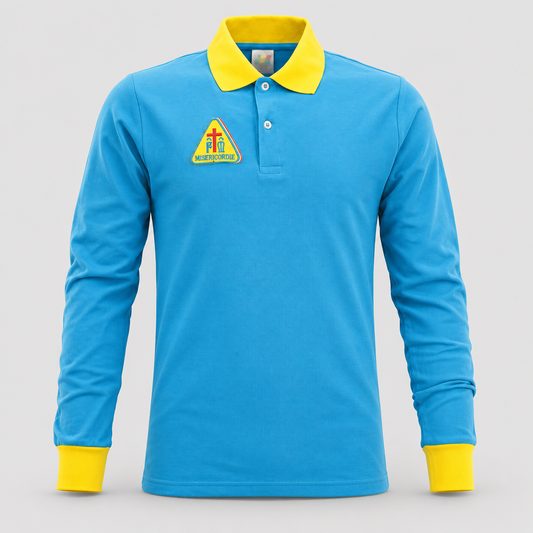 Polo MISERICORDIE MORE Manica lunga Ciano