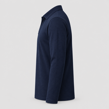 Polo ignifuga art. POLO RANGER-01 m/lunga Blu Navy 3XS