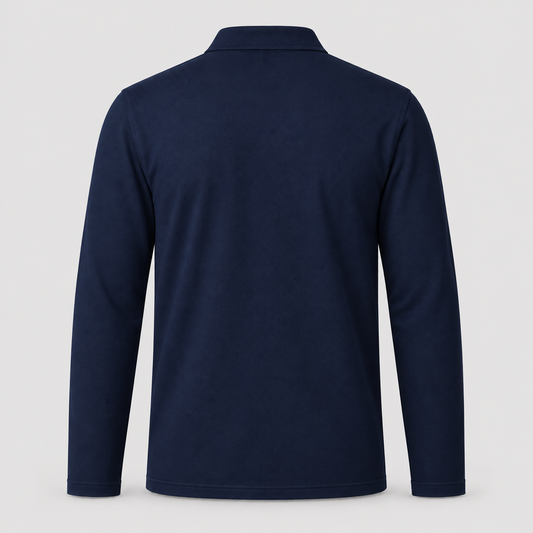Polo ignifuga art. POLO RANGER-01 m/lunga Blu Navy 3XS