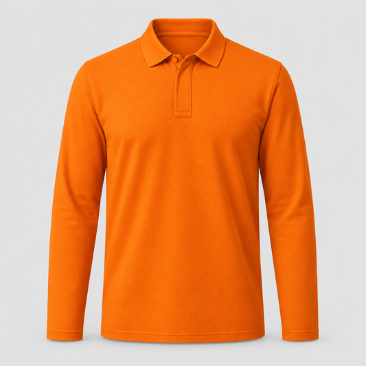 Polo ignifuga art. POLO RANGER-01 m/lunga Arancio 5XL