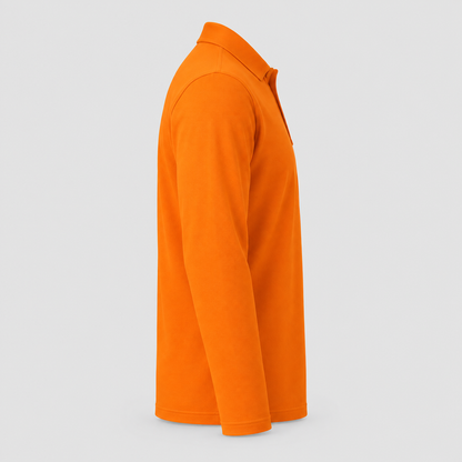 Polo ignifuga art. POLO RANGER-01 m/lunga Arancio 5XL