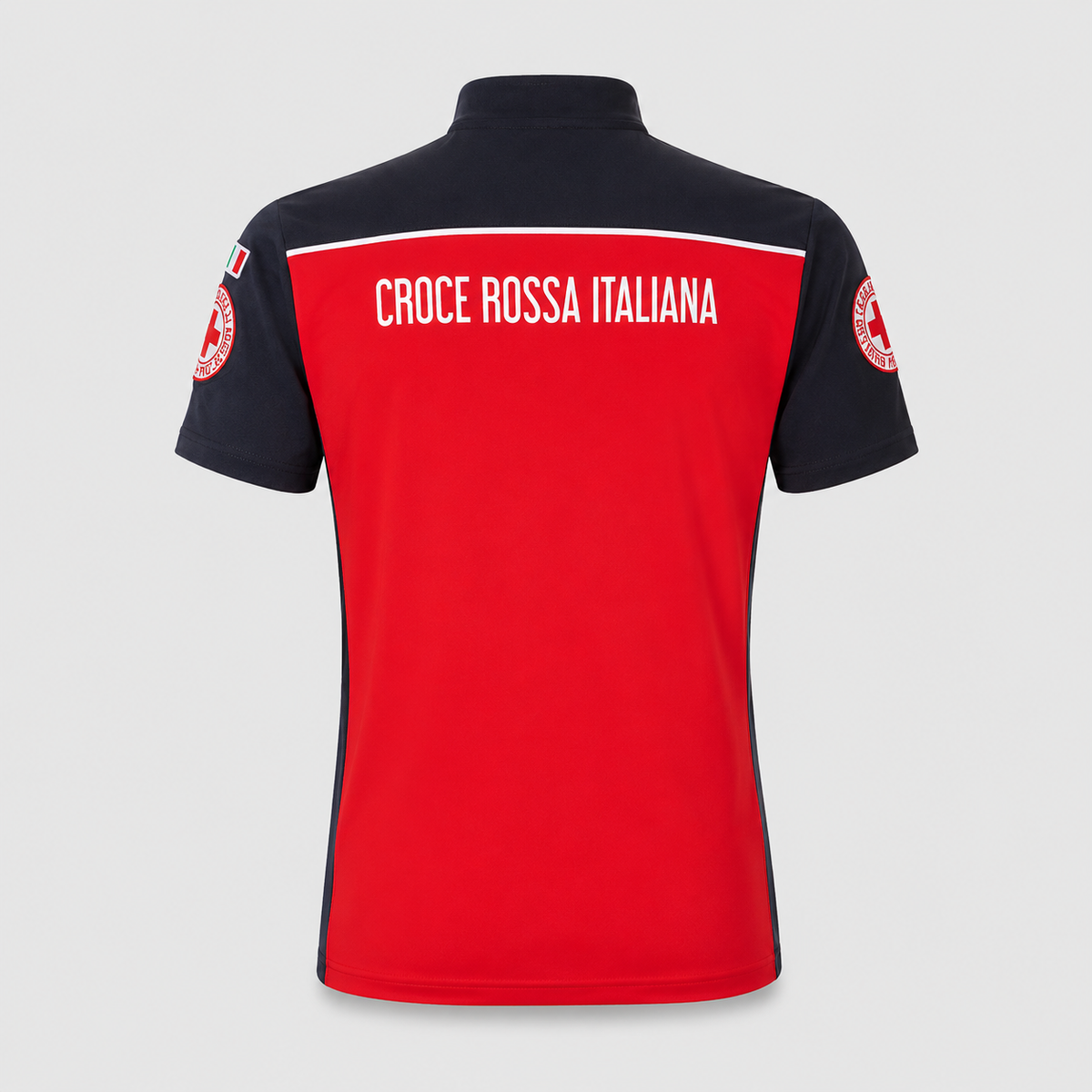 Maglia tecnica SKIN Poliammide/Elastan Nero/Rosso