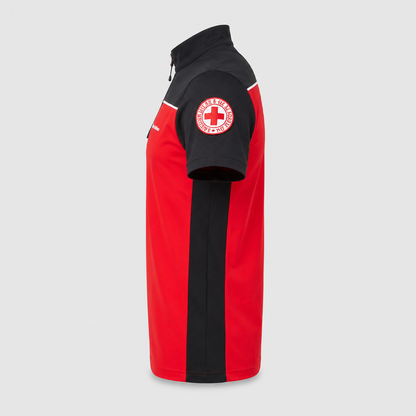 Maglia tecnica SKIN Poliammide/Elastan Nero/Rosso