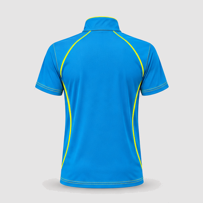 Polo Tecnica SPEED in Cotone Ciano