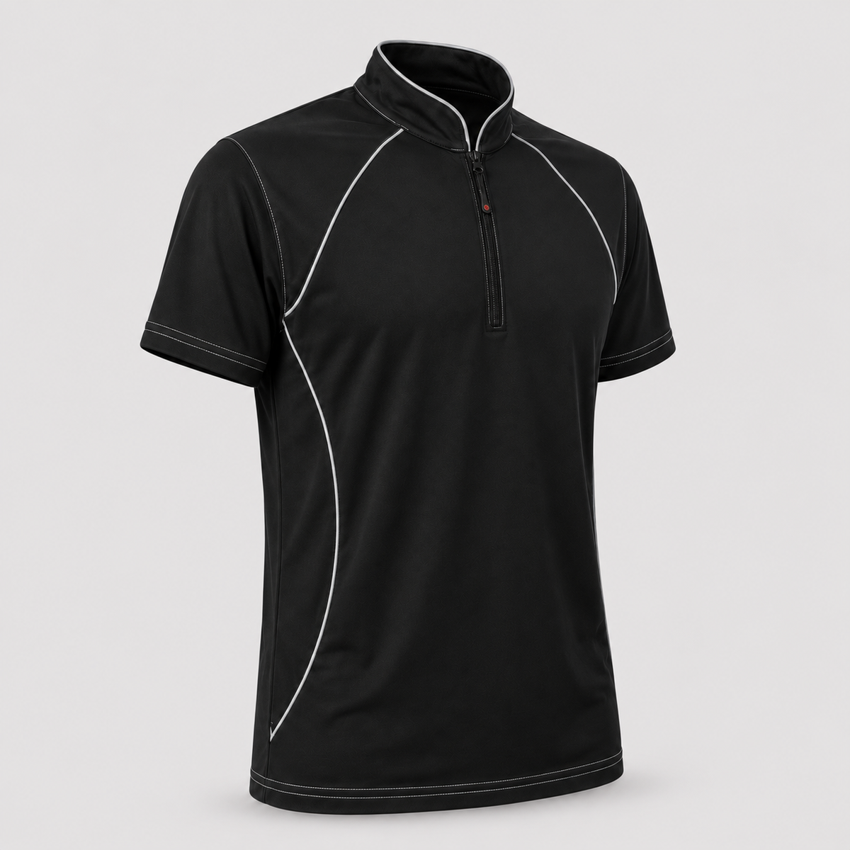 Polo Tecnica SPEED in Cotone Nero / Grigio Reflex