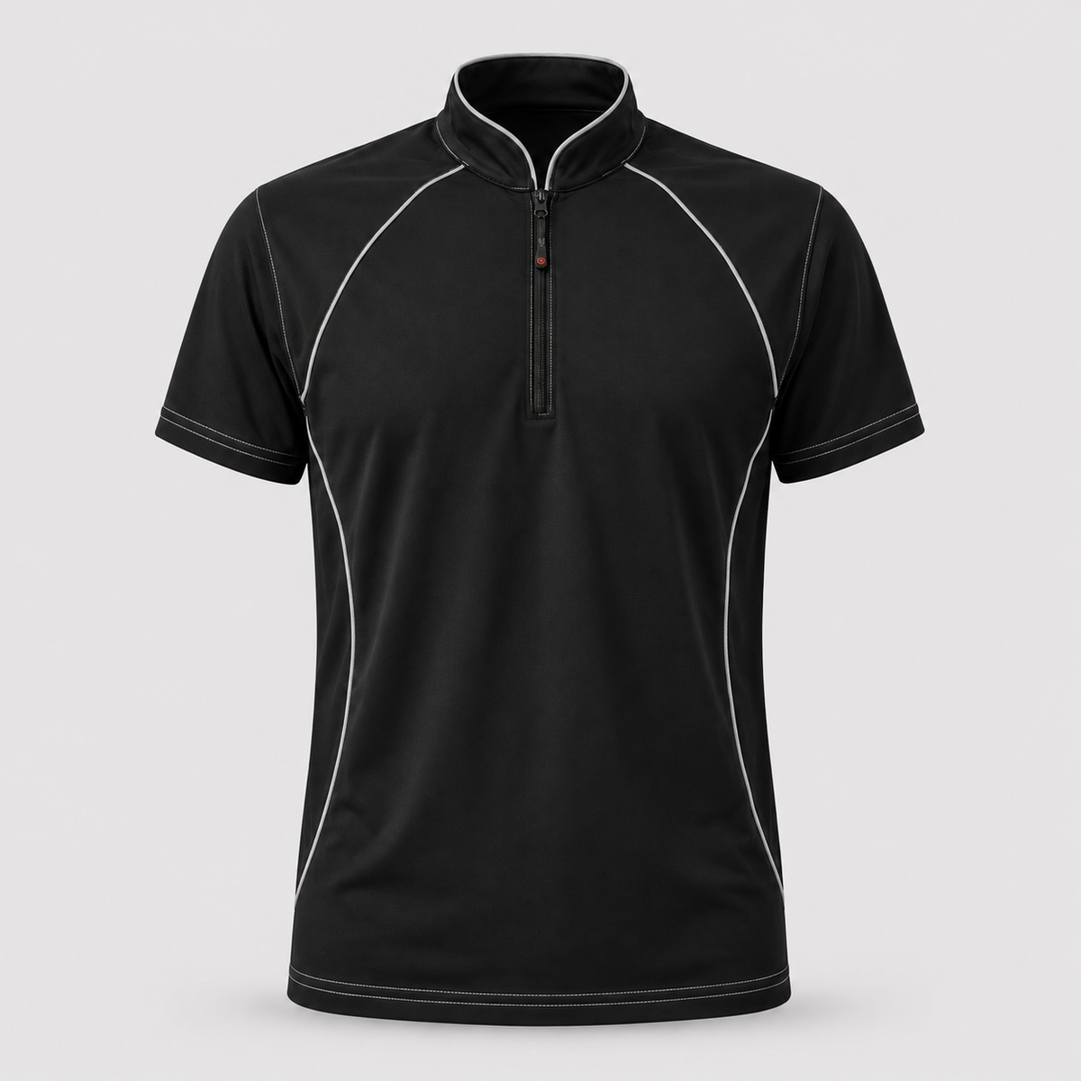 Polo Tecnica SPEED in Cotone Nero / Grigio Reflex