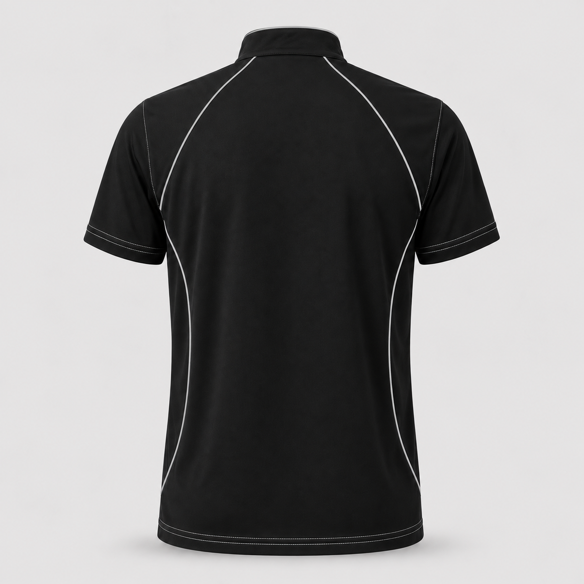 Polo Tecnica SPEED in Cotone Nero / Grigio Reflex