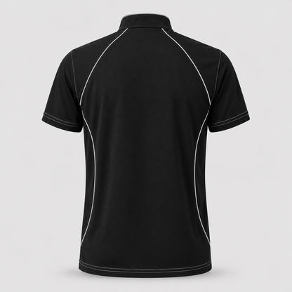 Polo Tecnica SPEED in Cotone Nero / Grigio Reflex