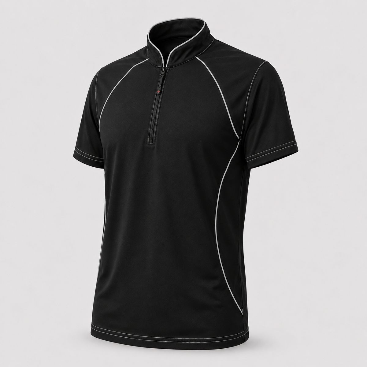Polo Tecnica SPEED in Cotone Nero / Grigio Reflex