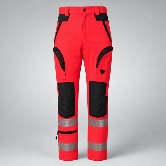 Pantalone PANTEC EVO - EN 20471 Rosso Fluo