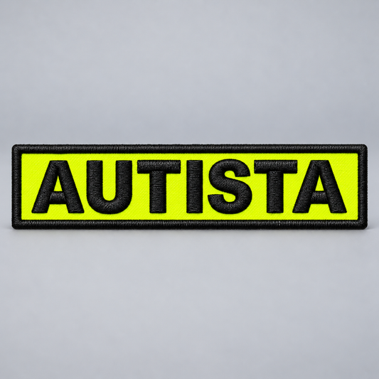 Patch ricamata PETTO 10 x 2,5cm - AUTISTA